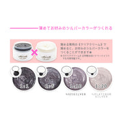 エンシェールズ カラーバター 200g＜ダークシルバー＞ヘアカラー カラーケア カラートリートメント ヘアマニキュア インナーカラー 派手髪｜アトム屋美容本舗 公式