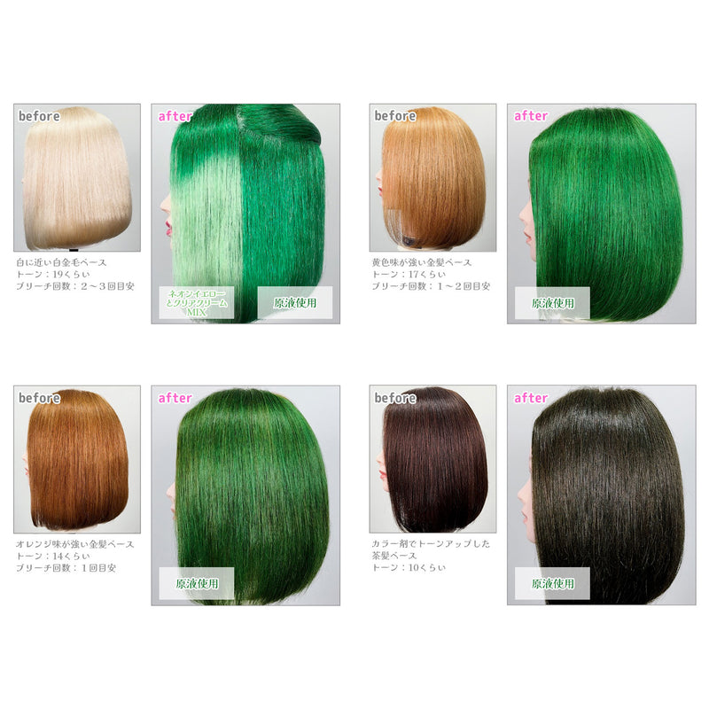エンシェールズ カラーバター 200g＜ヘンプグリーン＞ヘアカラー カラーケア カラートリートメント ヘアマニキュア インナーカラー 派手髪｜アトム屋美容本舗 公式