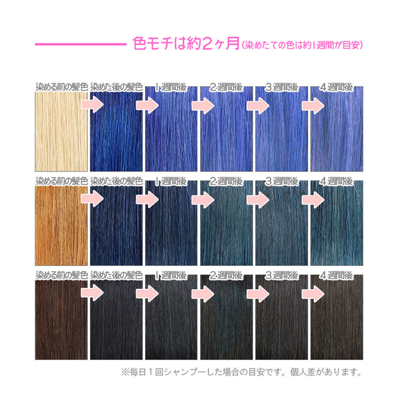 エンシェールズ カラーバター 200g＜ロイヤルブルー＞ヘアカラー カラーケア カラートリートメント ヘアマニキュア インナーカラー 派手髪｜アトム屋美容本舗 公式