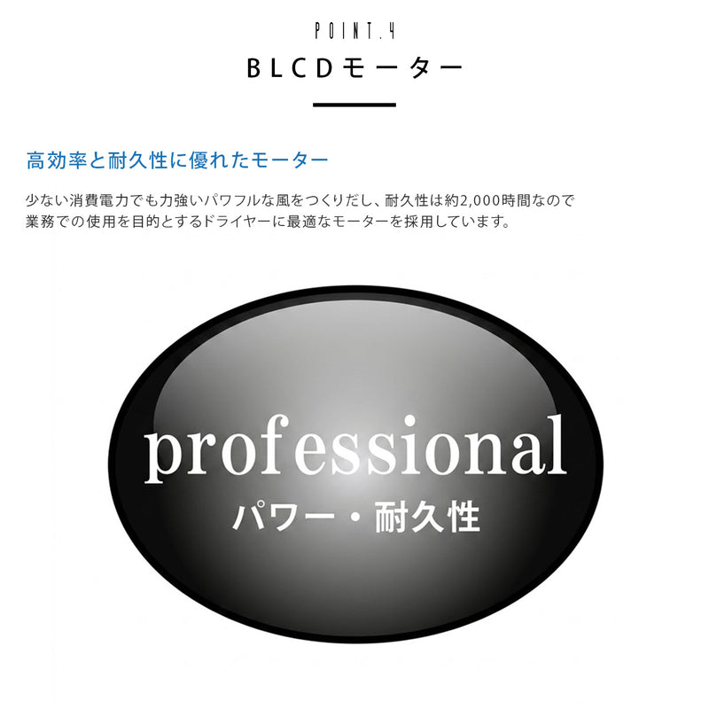 ケアライズ BLDC ヘアドライヤー【TF-2408】ホワイト ヘアードライヤー 遠赤外線ドライヤー 速乾 高風速 ハイパワー 省エネ 日本製｜アトム屋美容本舗 公式