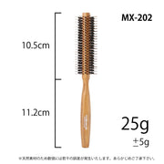 サンビー ロールブラシ MX-202（ナイロン+純豚毛のペア植毛）｜アトム屋美容本舗