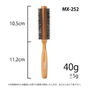 サンビー ロールブラシ MX-252（ナイロン+純豚毛のペア植毛）｜アトム屋美容本舗