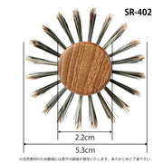 サンビー ソフト ロールブラシ SR-402 柔らかい豚毛｜アトム屋美容本舗