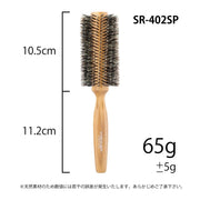 サンビー ソフト ロールブラシ SR-402SP 柔らかい豚毛・らせん植毛｜アトム屋美容本舗