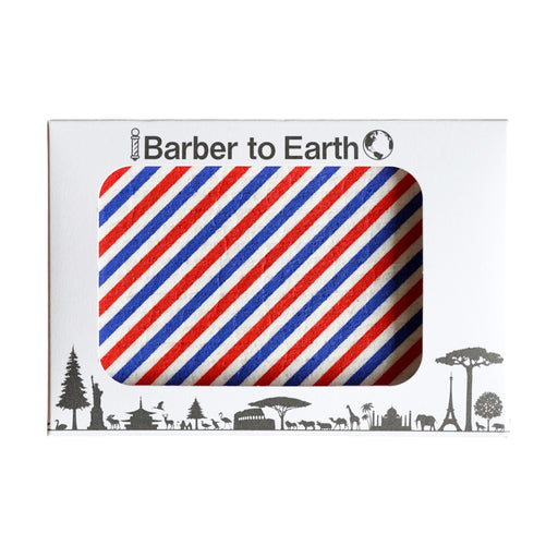 Barber to earth エシカルテックス 4枚入 （バーバーストライプ×2枚、グリーンストライプ×2枚）エコ クロス 拭き取り フェイシャルケア｜アトム屋美容本舗 公式