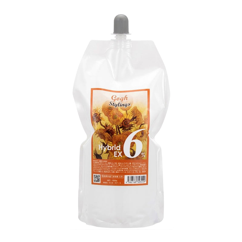 ゴッホスタイリング ハイブリッドオキシ EX6％ 1000mL 白髪・ブリーチ後の髪に ダブルカラー インナーカラー ヘアカラー ストレートパーマ｜アトム屋美容本舗 公式