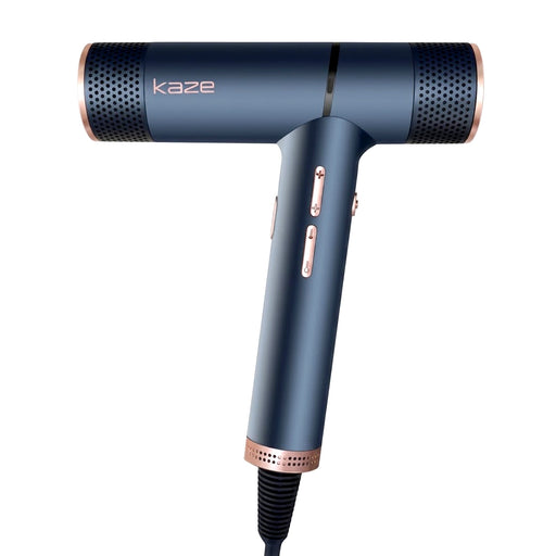 KAZE ドライヤー ブラック（HJ-H106）ヘアードライヤー ヘアドライヤー 1300W 大風量 大風速 速乾 軽量 軽い コンパクト マイナスイオン｜アトム屋美容本舗 公式