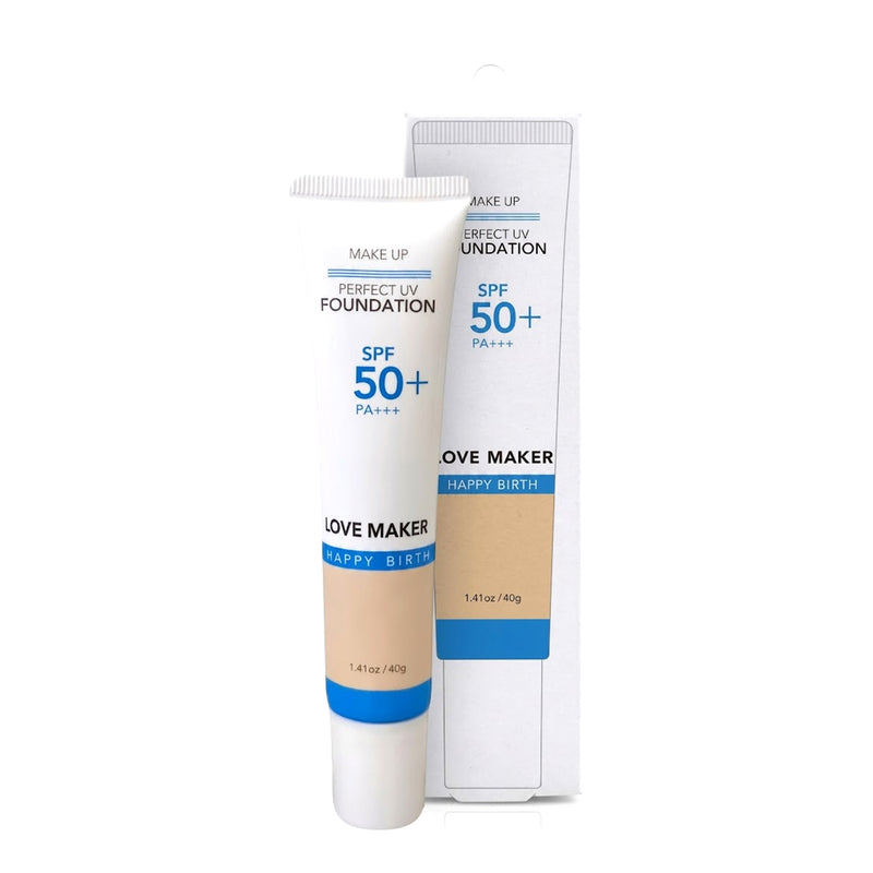 LOVE MAKER パーフェクトUVファンデーション 40g SPF50+ PA+++ BBクリーム UVカット クリーム 化粧下地 コンシーラー 美容液 高保湿 1本6役｜アトム屋美容本舗 公式