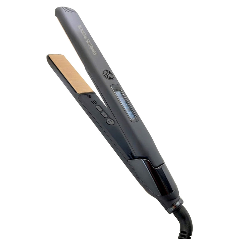 ナノシルク スタイリングアイロン C-005 24mm ヘアアイロン ヘアーアイロン ストレートアイロン 時短スタイリング 外ハネ 急速加熱｜アトム屋美容本舗