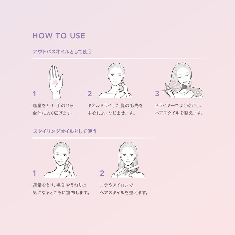 MIRIZE（ミリゼ）スムースヴェールオイル 20mL ヘアオイル 洗い流さないトリートメント アウトバス スタイリング｜アトム屋美容本舗