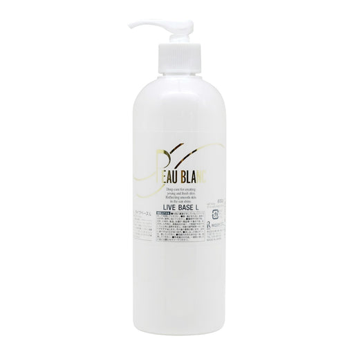 リアル PEAU BLANC ポブラン ライブベースL（酵母ローション）400ml 化粧水 マッサージローション スキンローション 保湿ローション｜アトム屋美容本舗 公式