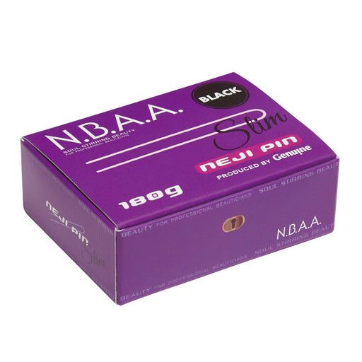 ジュニュイン N.B.A.A. ネジピン スリム ブラック 180g（NB-14）ヘアピン ヘアアレンジ｜アトム屋美容本舗