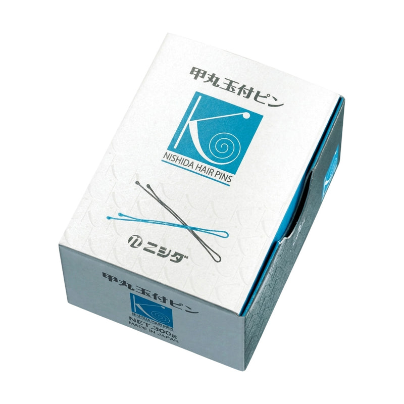 ニシダ ヘアピン 甲丸玉付ピン 300g｜アトム屋美容本舗