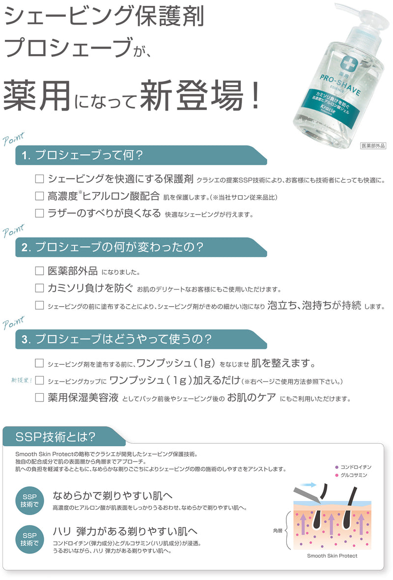 クラシエ PRO-SHAVE（プロシェーブ）薬用プロシェーブ 医薬部外品