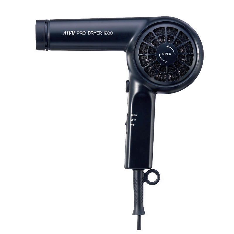AIVIL アイビル プロドライヤー 1200 ホワイト（SD-24H01）ヘアドライヤー ヘアードライヤー サロンドライヤー 1200W｜アトム屋美容本舗 公式