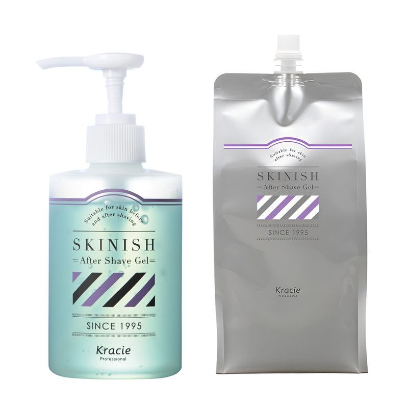 クラシエ SKINISH（スキニッシュ）アフターシェーブジェル 1000mL ジェル状化粧水 詰め替え用・アプリケーター付き