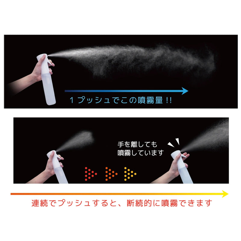 Aivil アイビル エアリーミストスプレー AM-15F01（容量 300ml）スプレイヤー スプレーヤー 空容器 空ボトル 詰め替えボトル 霧吹き ミスト｜アトム屋美容本舗