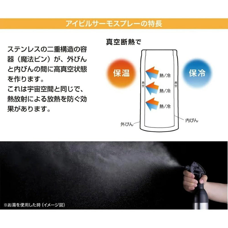 Aivil アイビル サーモスプレー ノズルセット 350ml TS-21C07 スプレイヤー スプレーヤー 空ボトル 詰め替えボトル 霧吹き ガーデニング｜アトム屋美容本舗