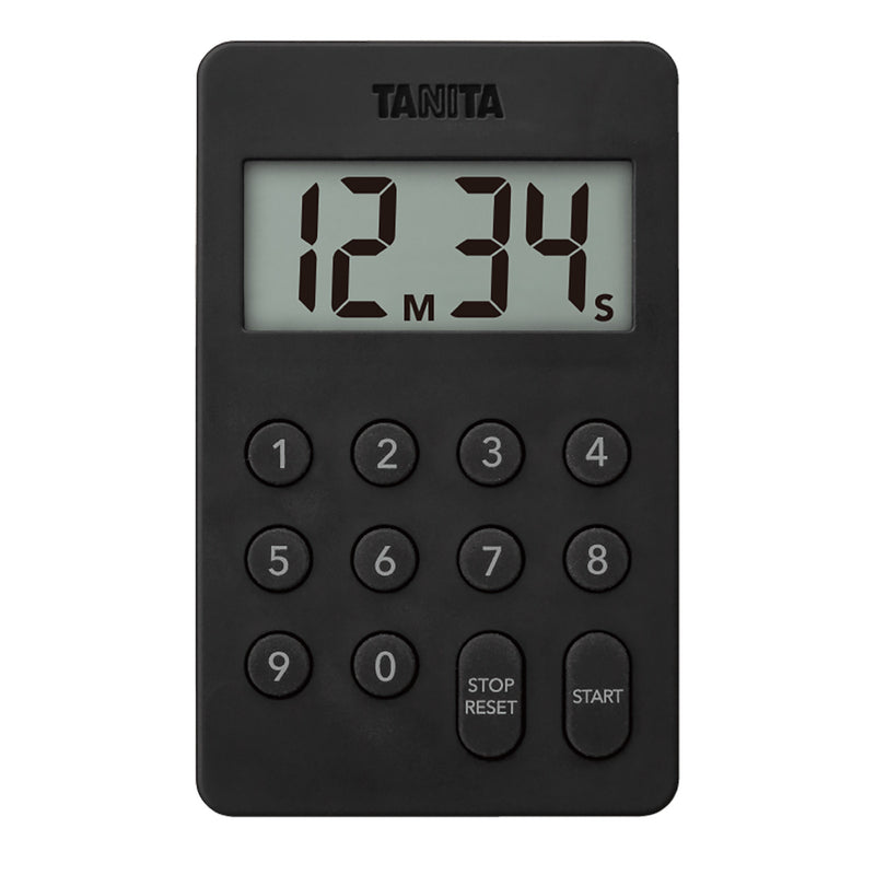 タニタ デジタルタイマー TD-415 10キー式 直感操作 カウントダウン 1秒単位 ボタン操作音なし 静音 マグネット ストラップ穴 ヘアカラー｜アトム屋美容本舗 公式