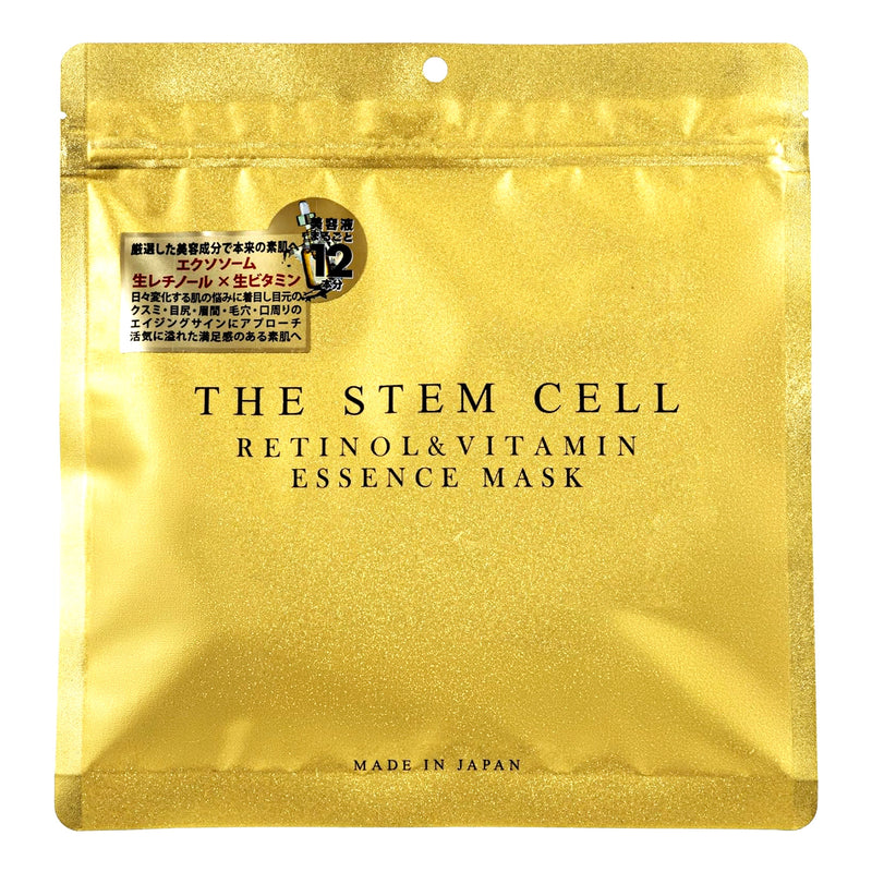 THE STEM CELL レチノール＆ビタミン エッセンスマスク 30枚入 シートマスク フェイスパック デイリーマスク パック 大容量マスク スキンケア｜アトム屋美容本舗 公式