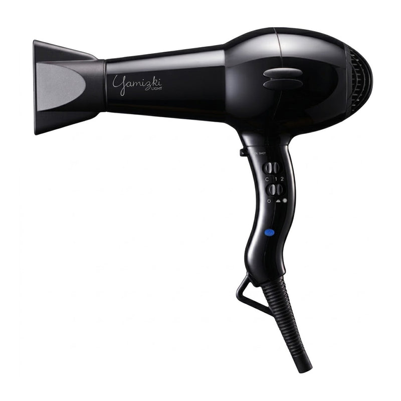 ライトヘアドライヤー ヤミツキ YZD-1205N（ブラック / ホワイト）超軽量 コンパクト マイナスイオン 静電気抑制 1200W プロ用 ドライヤー｜アトム屋美容本舗 公式